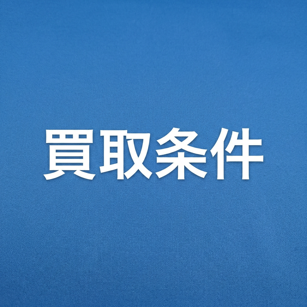 Text 買取条件 centered